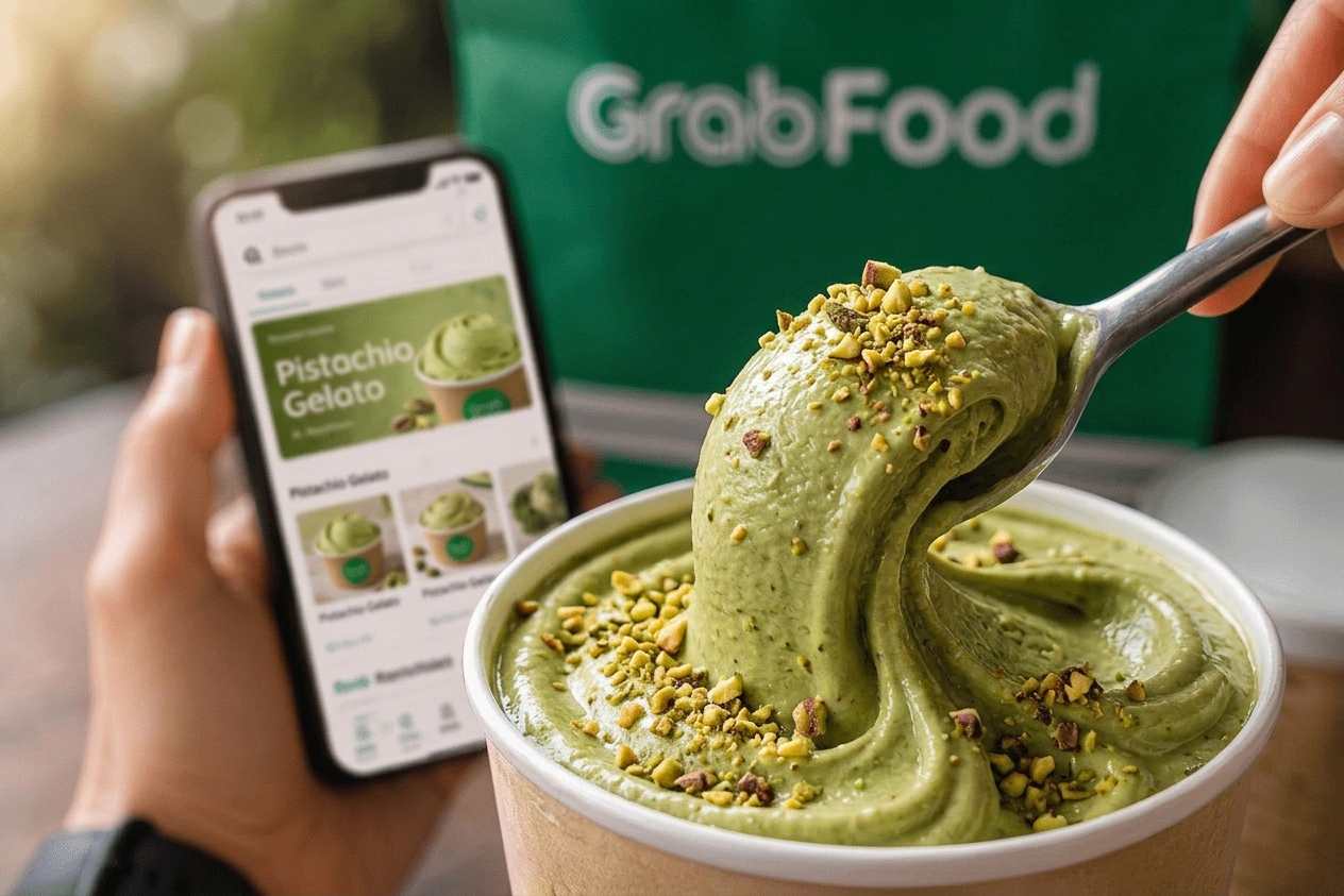 แกร็บฟู้ด เผยออเดอร์ไอศกรีมโต 70% รับอานิสงส์ Gelato Effect